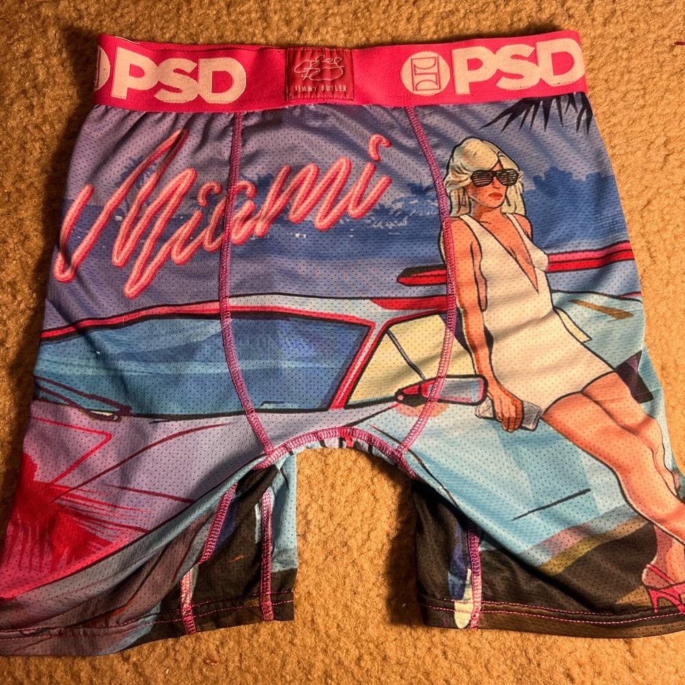 PSD Pink and Blue Boxer Briefs Vibrant Design